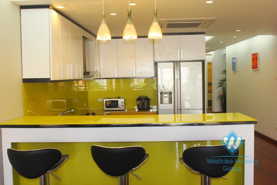 Modern apartment for rent in Yen Phu, Tay Ho, Hanoi